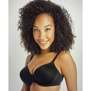 Maidenform One Fab Fit Modern Demi T-Shirt Bra Underwire 38DD NWT Black